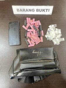 Polisi Amankan 45 Sachet Sabu   
