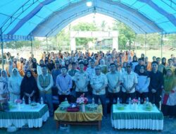 Bupati Konawe Utara Buka Bakti Sosial 170 Mahasiswa Farmasi UHO di Desa Ulu Sawa