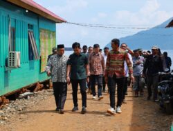 Bupati Konawe Utara H. Ikbar, SH., M.H., Meresmikan Relokasi Gedung Sekolah Dasar Negeri (SDN) 03 Lasolo Kepulauan Tepatnya Di Desa Boedingi.