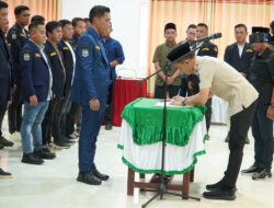 Bupati Lantik Pengurus Baru Karang Taruna Harapakan Kontribusi Lebih Optimal