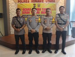 Estafet Kepemimpinan, Iptu Hery Mulyanto Resmi Jabat Kasat Lantas Polres Konawe Utara