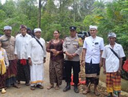 Polres Konawe Utara Laksanakan Pengamanan dan Monitoring Rangkaian Ibadah Nyepi 